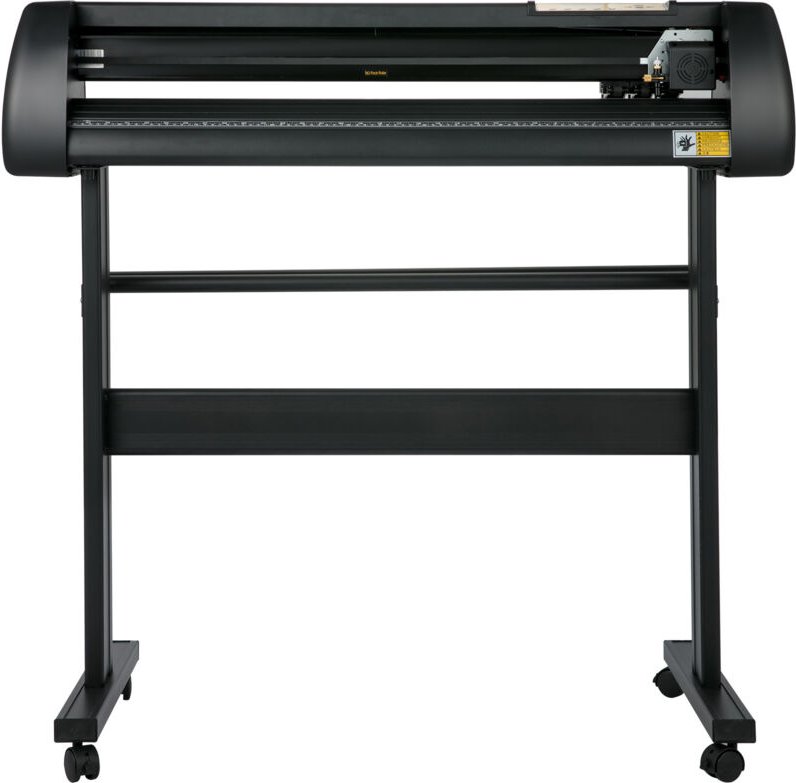 34' Vinyl-Schneideplottermaschine, 870 mm Papierzufuhr, Schilderherstellungsmaschine mit Ständer und Signmaster-Software...