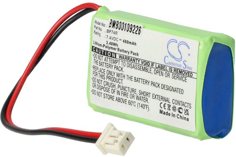 Vhbw - 1x Akku kompatibel mit Dogtra 2302NCP, 2300NCP, 2300-NCP Advance, 2300RX Hundehalsband Hunde-Trainer (460 mAh, 7,...