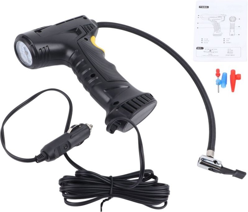 Thumbnail - Zoternen - Tragbare Autoreifenpumpe, intelligentes digitales Display, Handbeleuchtung, Luftpumpe für den Außenbereich