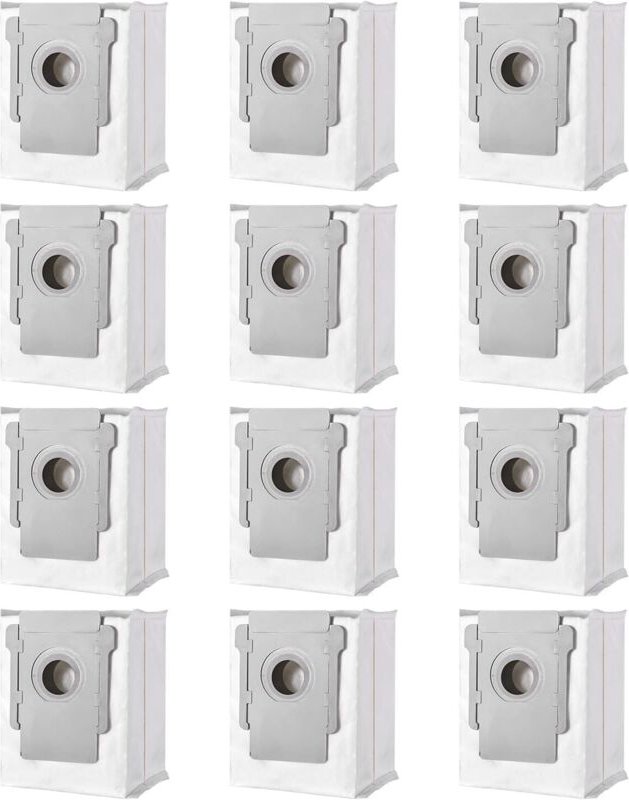 12er-Pack Ersatzbeutel kompatibel für iRobot i7 i7+ / i7 Plus E5 E6 E7 S9, Staubsaugerzubehör für Roomba i7, für Basic C...