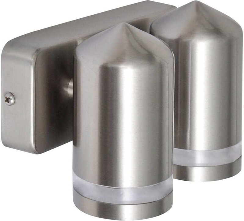 Vidaxl - LED-Wandleuchte Edelstahl Nach Unten Strahlend Kegelform