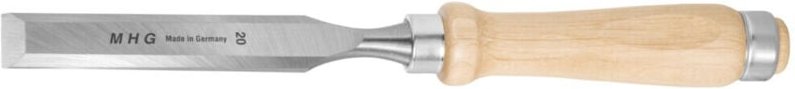 Stechbeitel mit Holzheft, Schneidenbreite: 20 mm - MHG