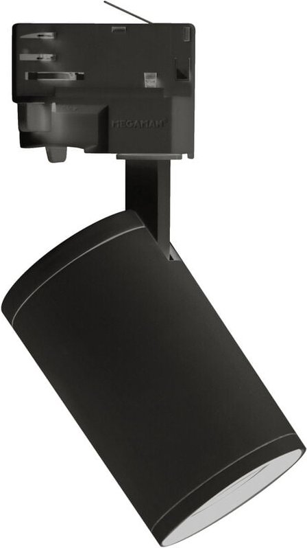 Mora LED-Schienenstrahler 3phasig GU10 Schwarz - Megaman