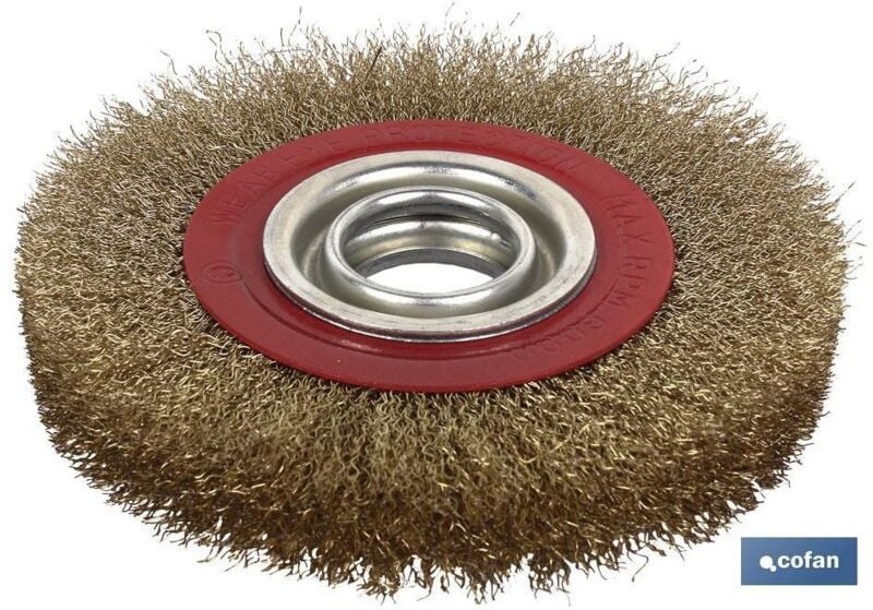 Thumbnail - Speichenrad E.20mm gewellt Ø125 A.Messing 0,3mm