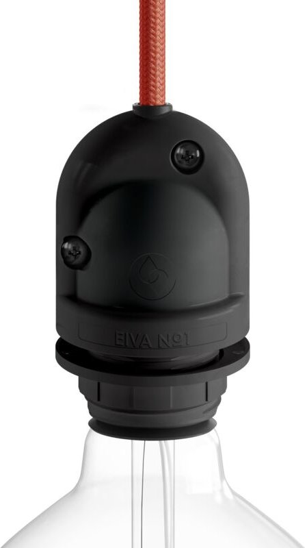 Außenlampenfassung e27 schwarz. ip65 (einziehbar)