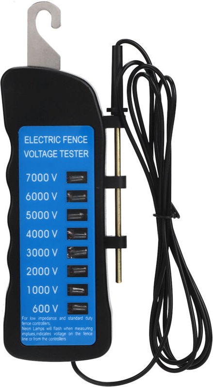 Prenfle - Eosnow Elektrozaun-Tester, Multi-Licht-Spannungserkennung, tragbar, für landwirtschaftliche Versorgungszäune, ...