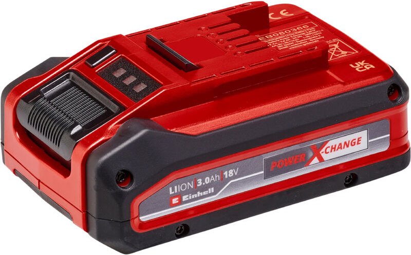 Original Einhell 18V 3,0 Ah Power X-Change plus (18V Akku, universell verwendbar für alle PXC-Geräte, ohne Selbstentladu...