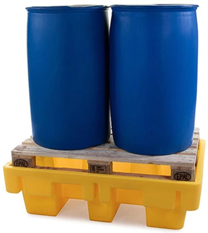 Auffangwannen für Europaletten - Schwarz - SJ-2E-BLK