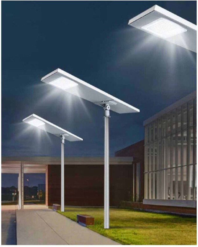 Trade Shop Traesio - Trade Shop - lampione faro led stradale 300W pannello solare aus external IP65 6500K SL-300W-LP -