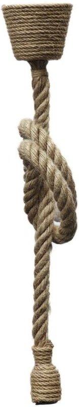 Außenpendelleuchte 1xE27 - Naturseil - IP44