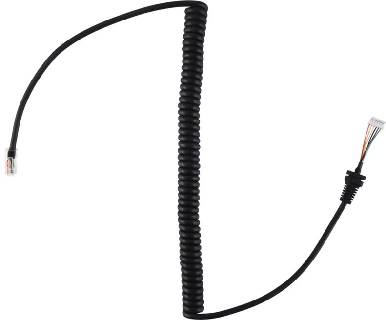 Tlily - Auto Hand Lautsprecher Mikrofon Kabel für -48 -48A6J FT-8800R FT-8900R FT-7900R FT-1807 FT-7800R FT-2900R FT-190...