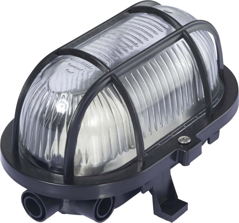 Sygonix - Feuchtraumleuchte E27 Schwarz