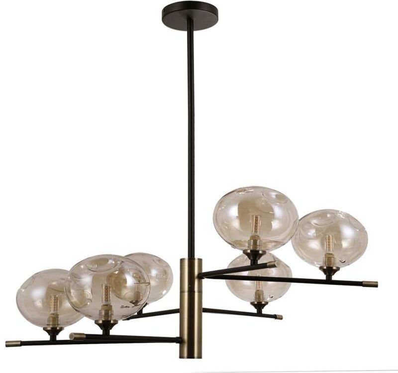 Mesta Klassische 6-flammige Pendel-Deckenleuchte, G9 - Italux