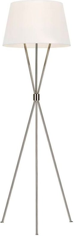 Penny 1 Light Stehleuchte, Nickel poliert, E27 - Elstead