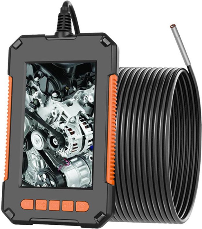 Ugreat - Industrielles Endoskop, Endoskopkamera, 1080P HD-Digitalendoskop mit zwei Linsen, 4,3-Zoll-LCD-Bildschirm, IP67...