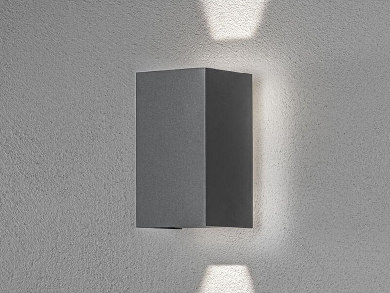 Konstsmide - led Up and Down Außenwandleuchte cremona Höhe 17cm, Anthrazit