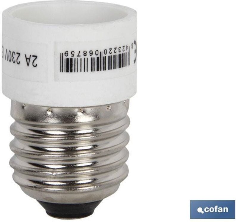 Fassungsadapter E27 - E14