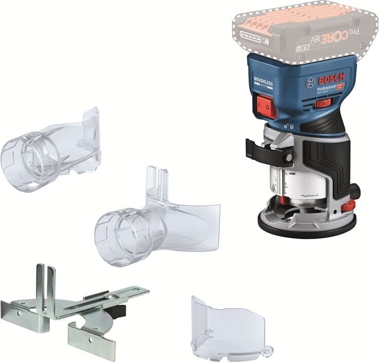 Bosch Professional - Bosch Akku-Kantenfräse gkf 18V-8 ohne Akku und Ladegerät im Karton