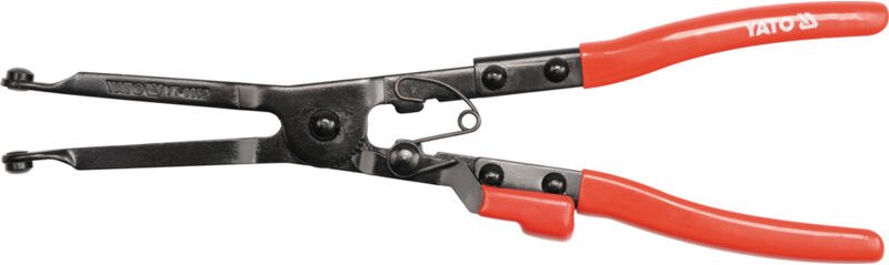 Gebogene Auspuffklemmenzange 300mm - Yt-0652