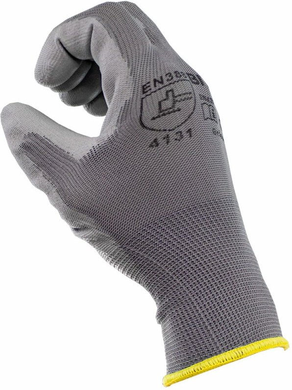 5 Paar m (8) Arbeitshandschuhe Montagehanschuhe Handschuhe Schutzhandschuhe mit pu Beschichtung