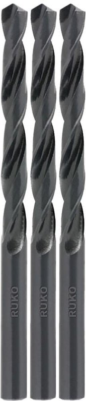 206012 hss Metall-Spiralbohrer 1.2 mm rollgewalzt din 338 Zylinderschaft 3 St. - Ruko