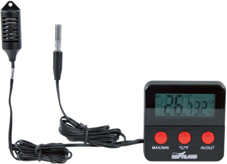 TRIXIE Digitales Thermo-/Hygrometer 6x6 cm 76114