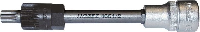 Hazet - Keil(rippen)riemenscheibe-Werkzeug 4641/2 Vierkant hohl 12,5 mm (1/2 Zol