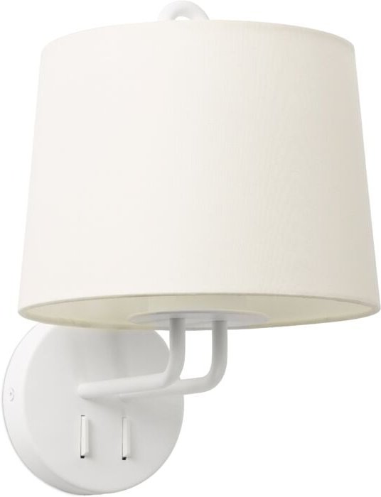 Faro montreal - Wandleuchte mit Schattenweiß, E27