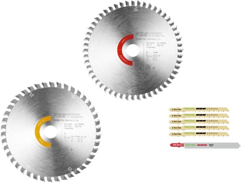 KSB-SORT/2 w/l 160x1,8 Kreissägeblatt Set 160 x 1,8 mm ( 578562 ) für ts 55 f, tsc 55 k, hk 55, hkc 55 - Festool