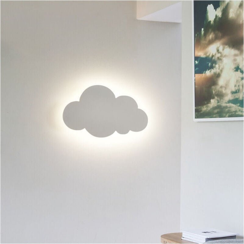 Wandleuchte - Wolkenleuchte - Für den Innenbereich - Modern - Acryllampenschirm mit integrierten LED-Lampen - kleine wei...