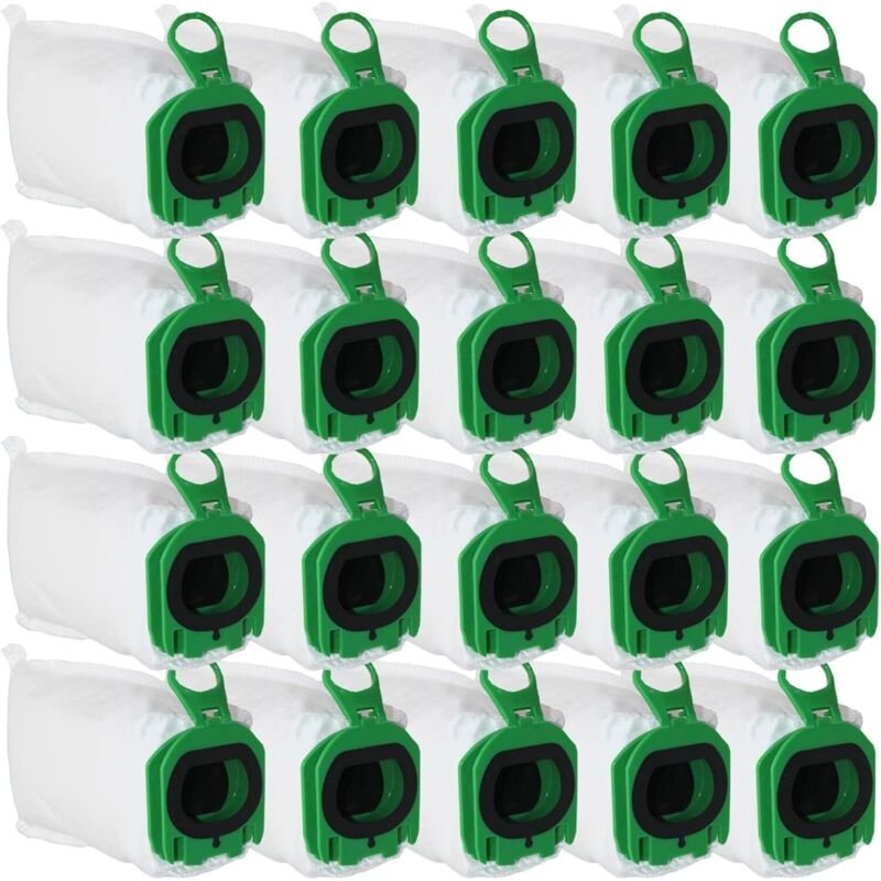 20 Staubsaugerbeutel für Vorwerk Kobold VB100 VB 100, Ersatz-Staubbeutel für Vorwerk Kobold FP100 FP 100 Staubsauger