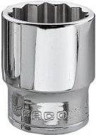 Steckschlüssel 3/8 12-Kant metrisch 10mm Facom J.10
