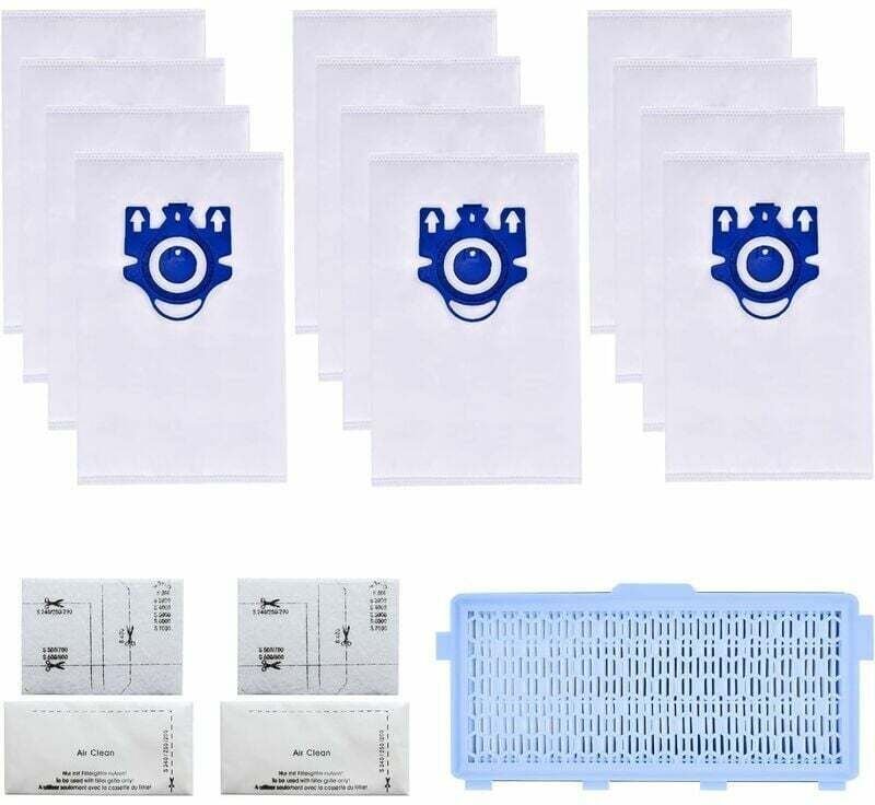 FOREHILL Staubsaugerbeutel mit HEPA-Filter für Miele GN, Hyclean 3D Efficiency Complete, C2, C3 Compact, C1, C2, S5000 u...