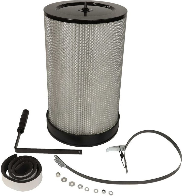 Feinstaubfilter kompatibel mit bamato AB-550 Absauganlage - Feinstaub-Filterpatrone mit Reinigungsbürste - Vhbw