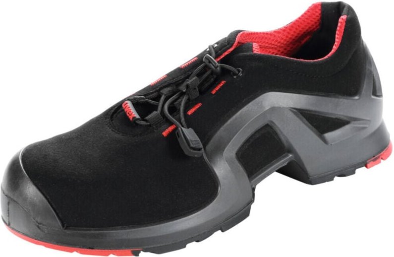 Uvex - 1 x-tended Sicherheits-Halbschuh Gr.46 W11 S3L esd sr schwarz/rot 8516.2