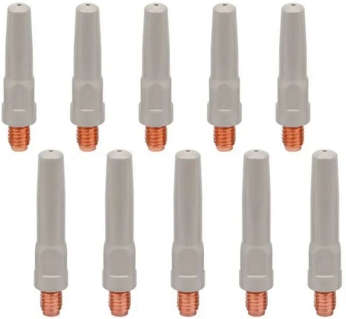 Tlily - 10 stücke Anti-schweißen Schlacke Schweißen Draht Fütterung Tipps 8,8 x40x1,0mm