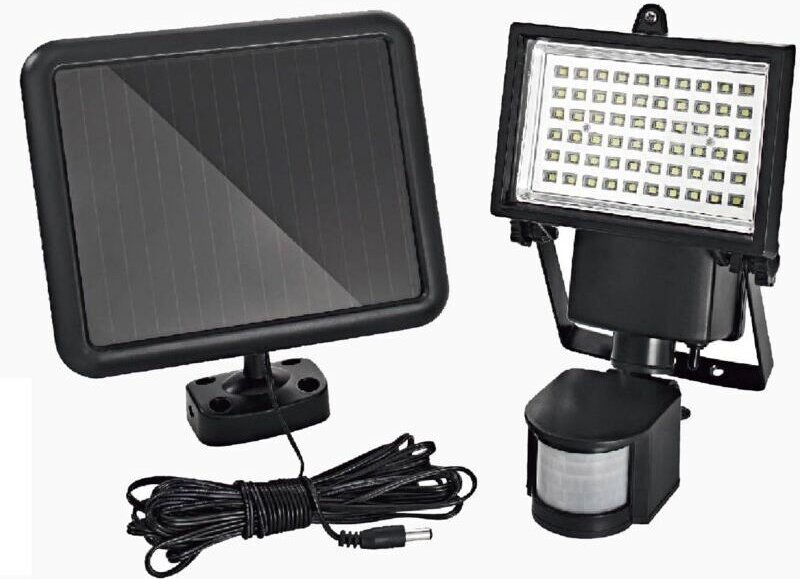 60 led Solarstrahler IP44 Solar Wandleuchte Solarstrahler mit Bewegungsmelder i Solar Außenbeleuchtung i Außenbeleuchtun...