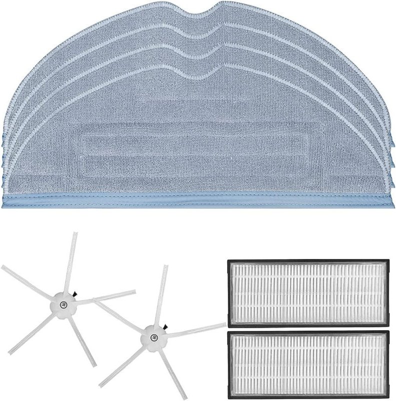 Zubehör für Roborock S7 S7 Plus S7+ S7 Maxv Ultra T7S T7S Plus Roboterstaubsauger, Ersatzteile mit Hauptbürste, Reinigun...