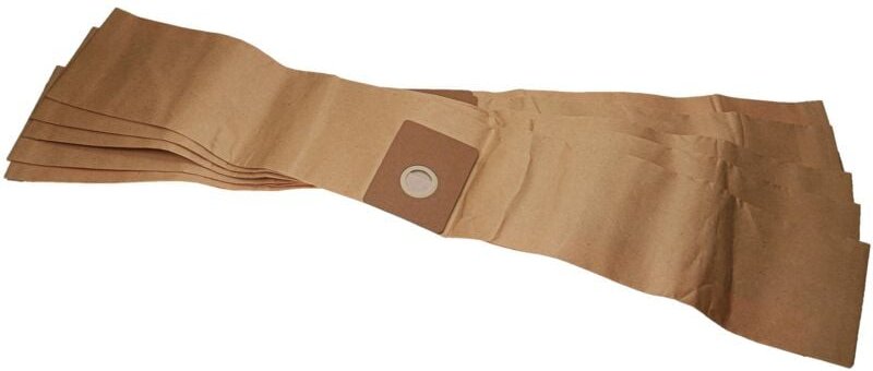 5x Staubsaugerbeutel kompatibel mit Kärcher t 201, t 201 + esb 28 Staubsauger - Papier Braun - Vhbw
