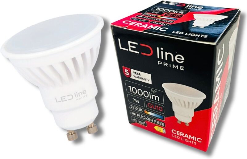 LED Line Prime Birne LED GU10 7W 2700K 1000LM 170-250V