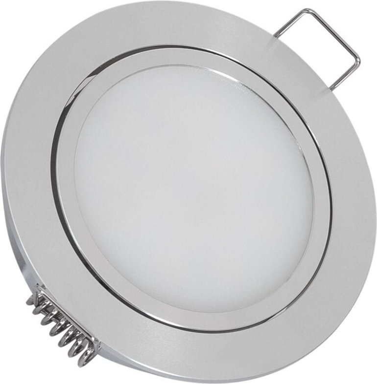 Efectoled - led Downlight Einbaustrahler 3W 12V dc Möbel Ausschnitt ø 67 mm Adressierbar 4000K Neutralweiß