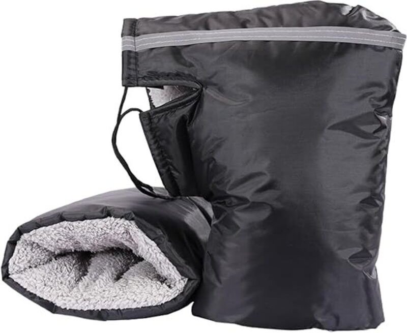 Lenkerhandschuhe – Warme und wasserdichte Winter-Fahrradhandschuhe Winter-Fahrradausrüstung für Outdoor-Aktivitäten, Sta...