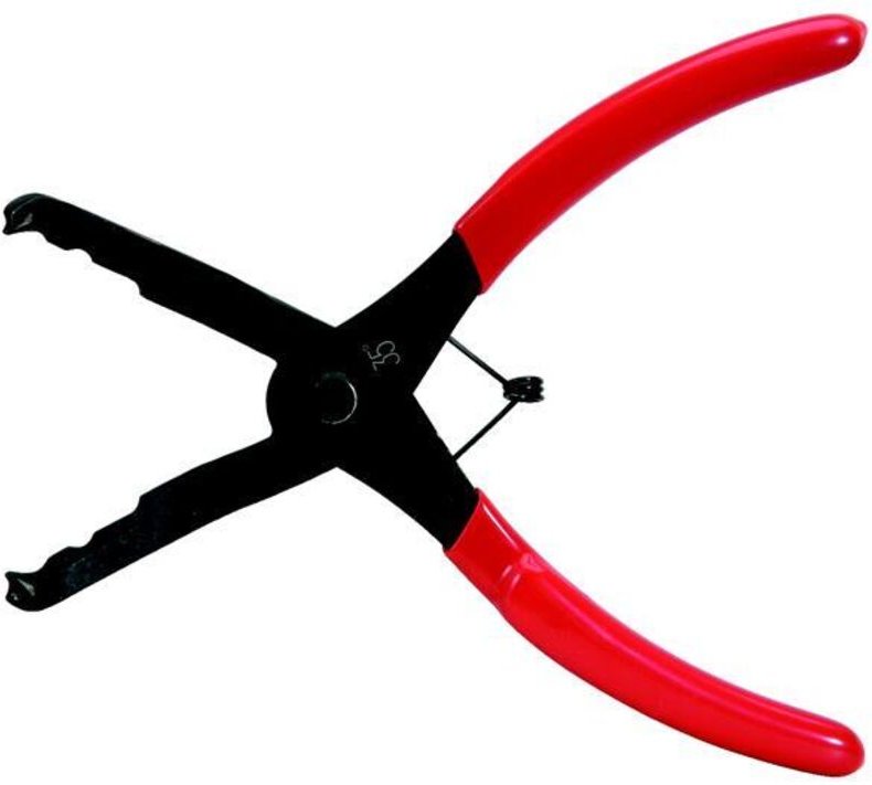 Trim-Clip-Zange, Zangenende 35°, 190mm