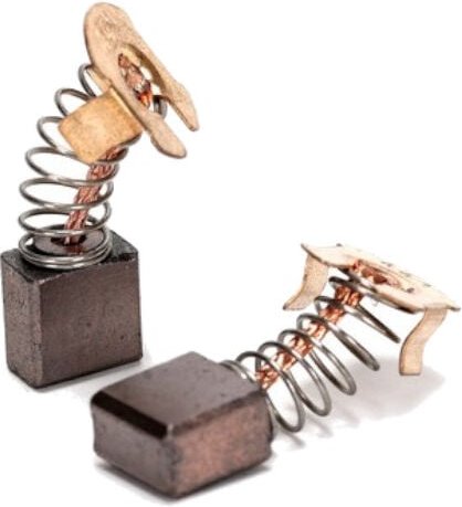 Trade-shop - 2x Bronzekohlen Kohlebürsten Schleifkohlen 7x10,8x11mm kompatibel mit Makita DHR264 DHS710 DUC250 DUC302 DU...