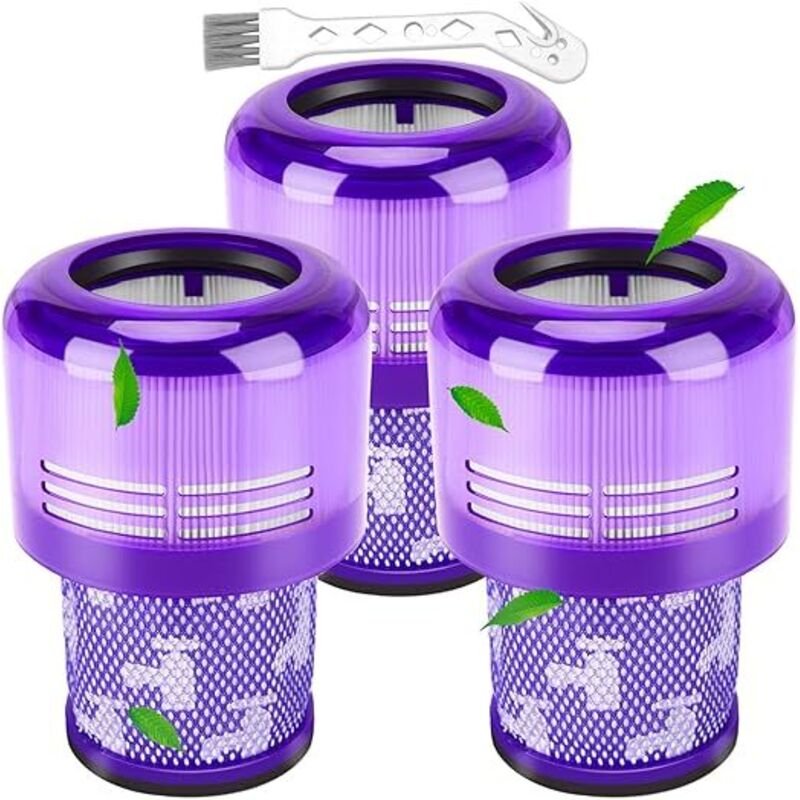 Filtres pour aspirateur Dyson V11, lot de 3 filtres de rechange pour aspirateurs sans fil Dyson V11, V15, SV14, SV17, SV...