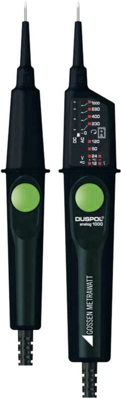Gossen Metrawatt - duspol analog 1000 Zweipoliger Spannungsprüfer cat iii 1000 v, cat iv 600 v led, v