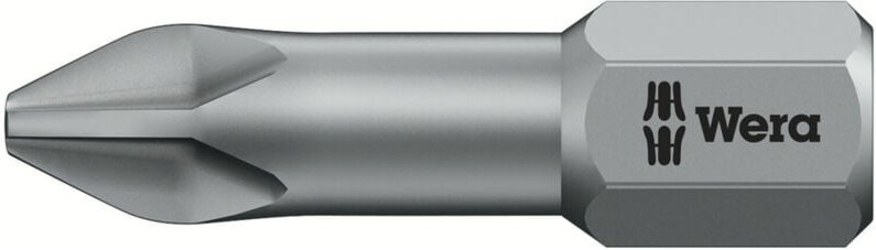 5056510001 Bit 851/1 tz 1/4 Zoll ph 2 Länge 25 mm Torsionszone, zähhart - Wera