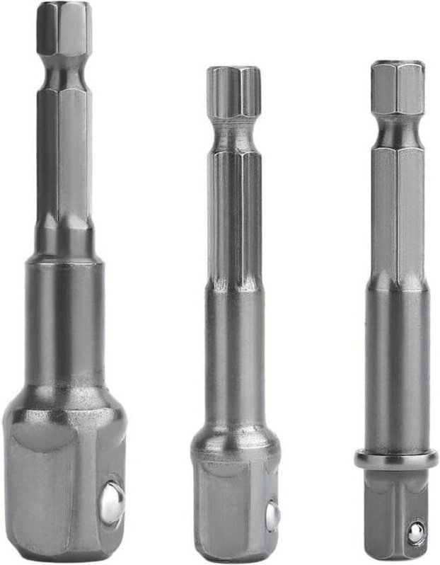 Schlagschrauber-Einsatz-Adapterset für Bohrmaschinen – 1/4", 3/8" und 1/2" Schlagschrauber-Bit-Set