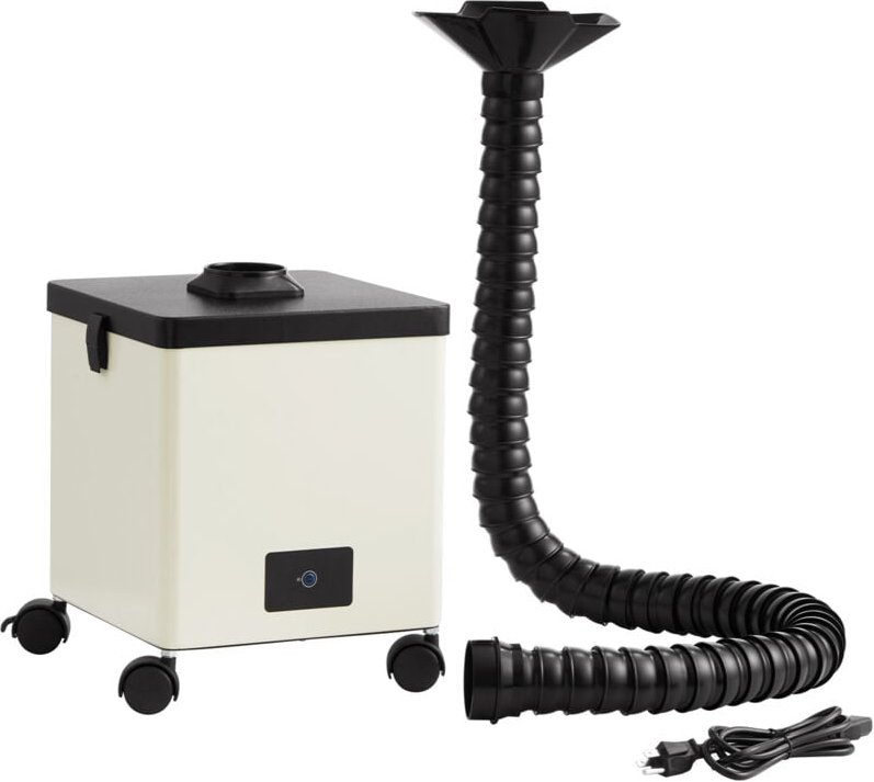 100W Lötrauchabsaugung, 3-stufiges Filtersystem, 240m³/h Luftstrom,Rauchabzug 100W bodenstehend, europäischer Stecker 22...