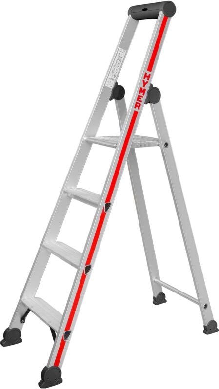 FP - Hymer Stufenstehleiter SC40, 4 Stufen Länge 1,62 Meter.